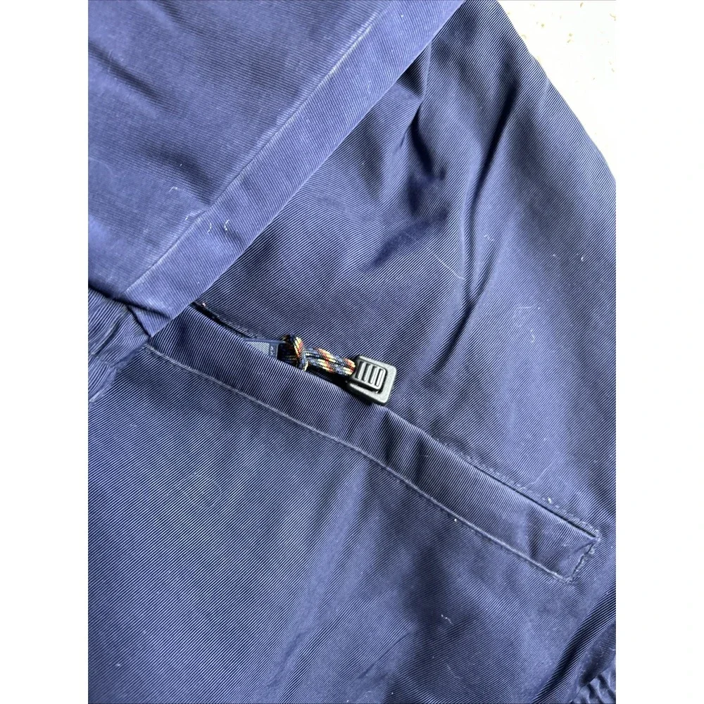 Vintage‎ Carhartt Jacket Mens   Blue J72 COB Puffer Fleece Fall Winter Nylon